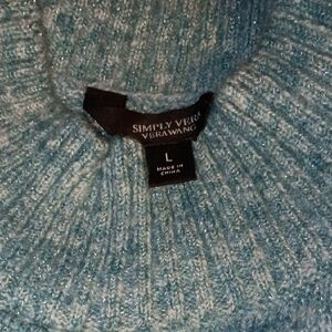 Simply Vera Vera Wang Teal Knit Top